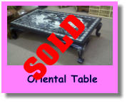 Oriental Table SOLD